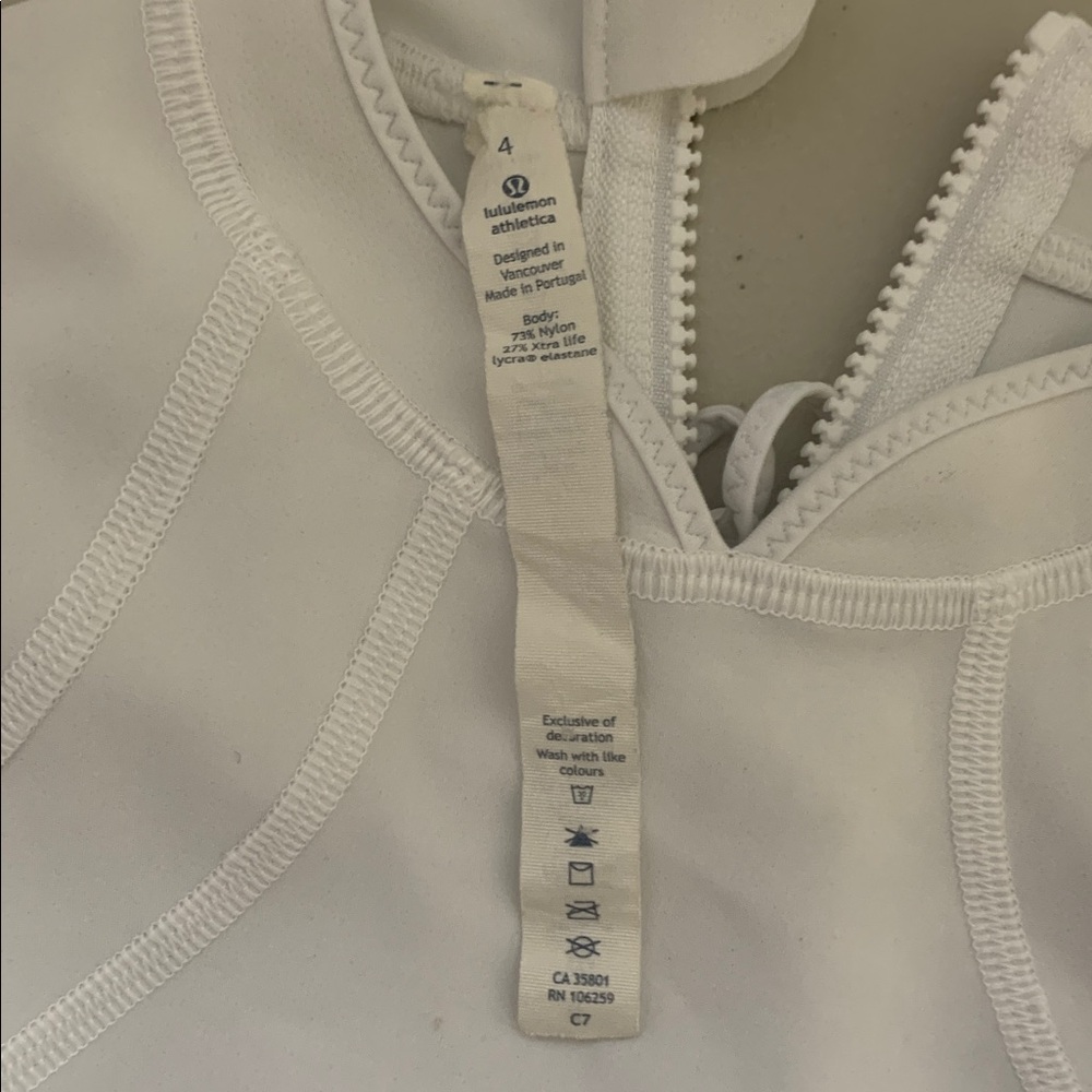Lululemon Athletica White Free To Paddle Top - Picture 6 of 9